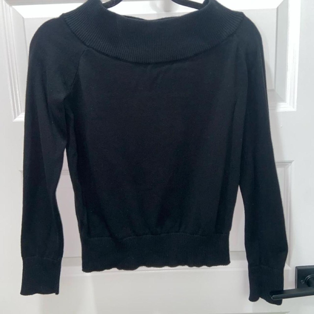 Brandy Melville cotton black sweater top